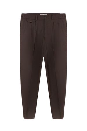 Pantalone in misto lana vergine marrone BE ABLE | SAMMYTBCMMORO